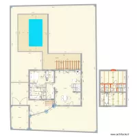 Plan maison 14/02 escalier demi tournant