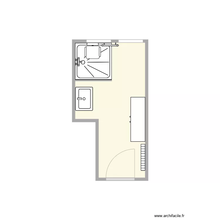 plan apr&egrave;s travaux Pereira. Plan de 