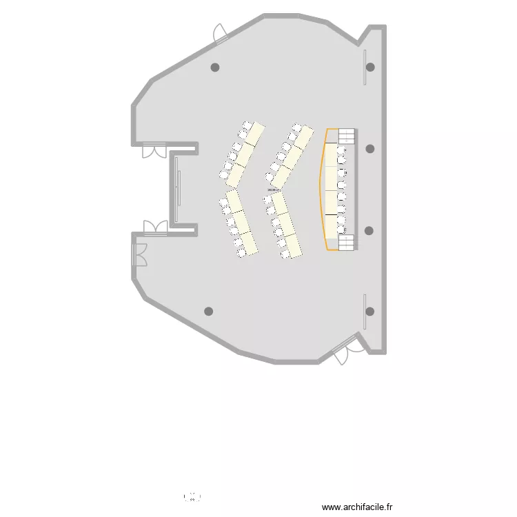 Audito EU-GAINS. Plan de 1  et 283 m²
