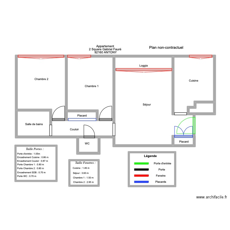 PLAN DIEUDONNE sans mesure . Plan de 13 pièces et 75 m2