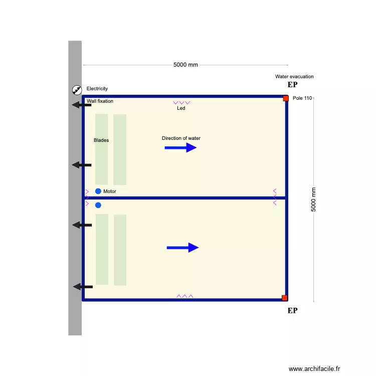 Zè. Plan de 2 et 24 m² Zè. Plan de 2 et 24 m²