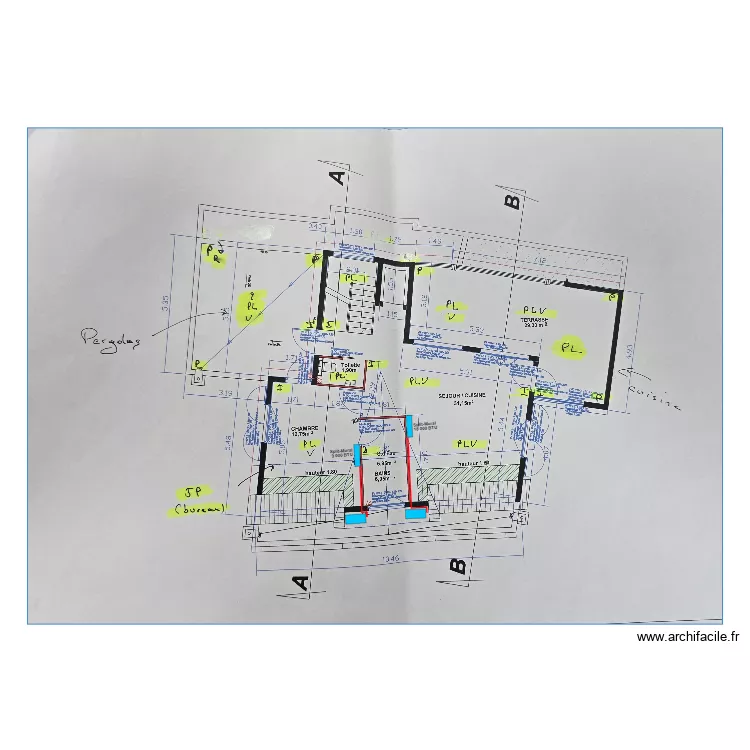 Omarjee DUran R+2. Plan de 
