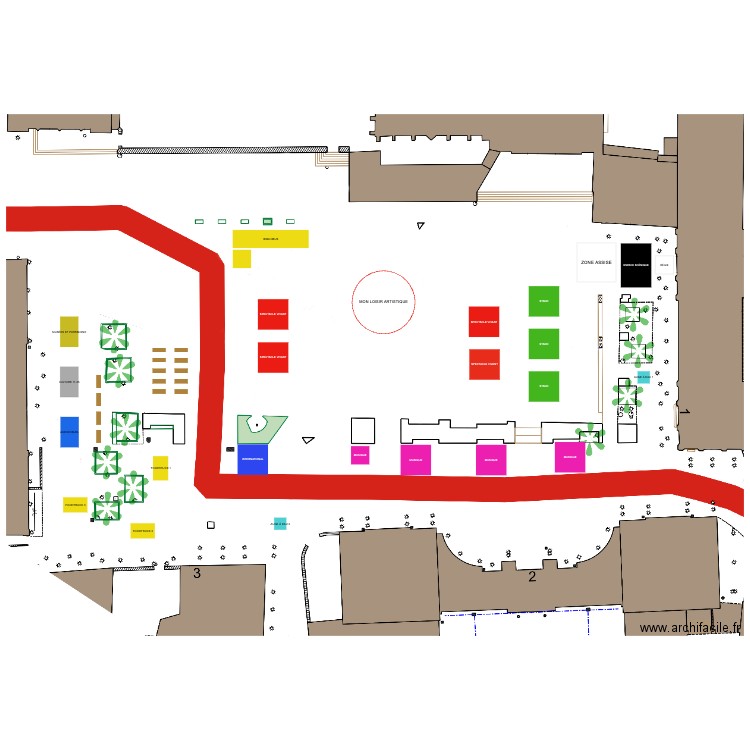 Strasculture 2025. Plan de 0 pièce et 0 m2