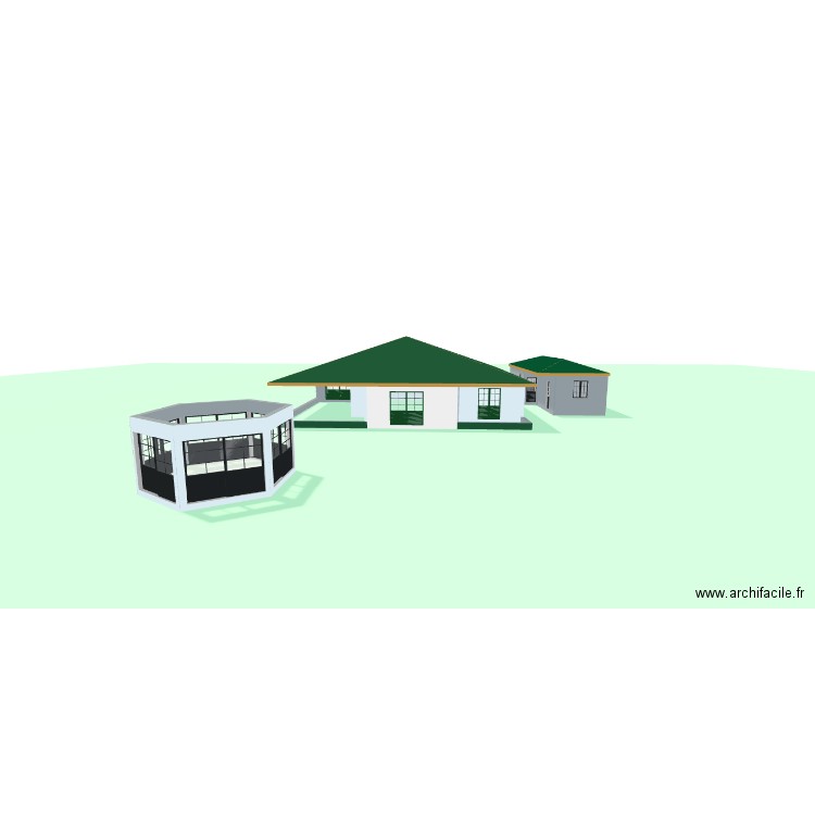 Enka. Plan de 9 pièces et 112 m2