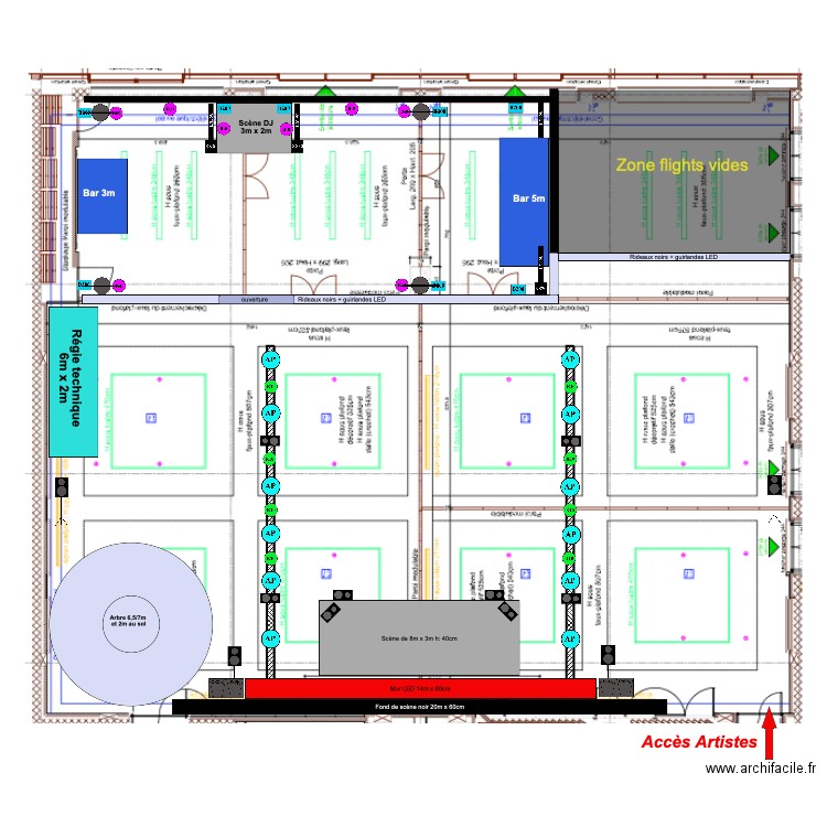 implantation Vitalis Inter v7. Plan de 0 pièce et 0 m2