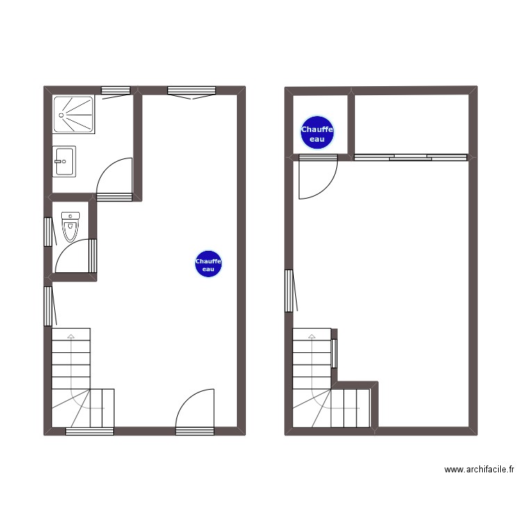 GIRAUD. Plan de 6 pièces et 51 m2