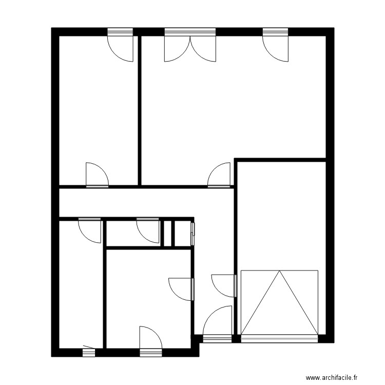 ROBLOT. Plan de 9 pièces et 155 m2