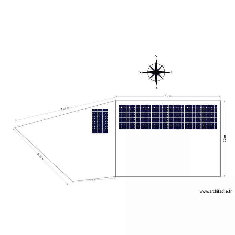 MAISON BLANOT ARIELLE. Plan de 