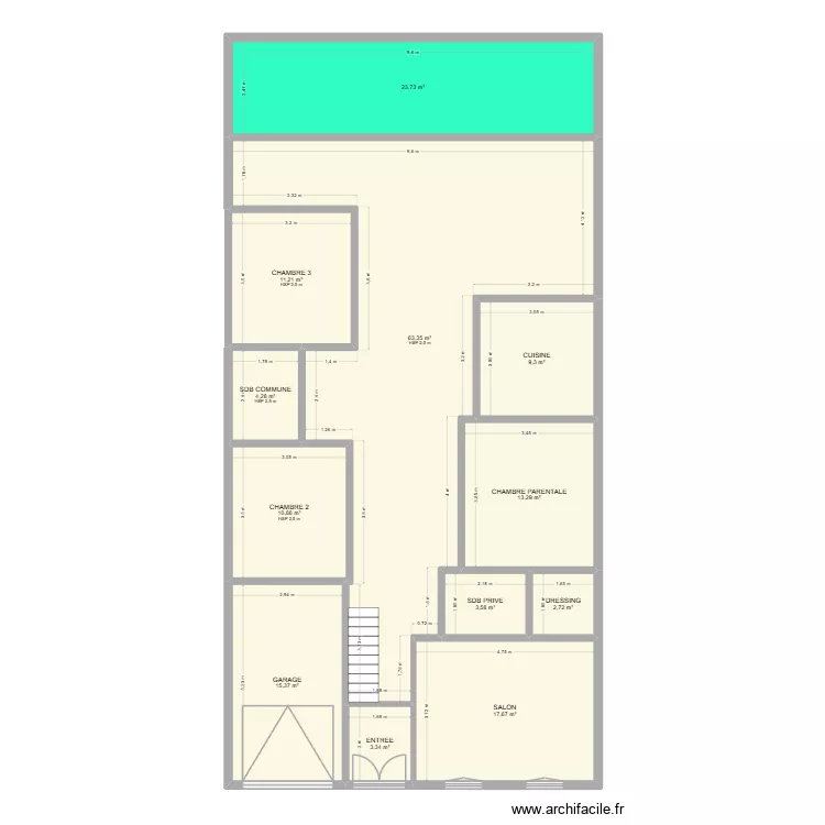 plan 2. Plan de 12 Pièces et 179 m² plan 2. Plan de 12 Pièces et 179 m²