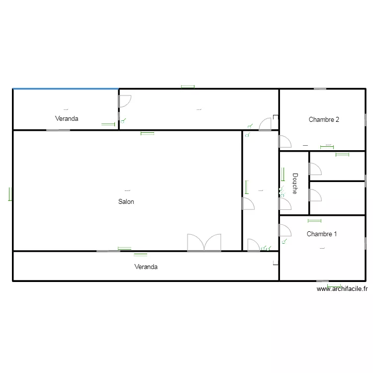 Circuit lumi&egrave;re LOGEMENT B GBAKPODJI. Plan de 