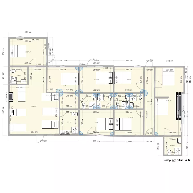 r+1 Juif amenagr. Plan de r+1 Juif amenagr. Plan de
