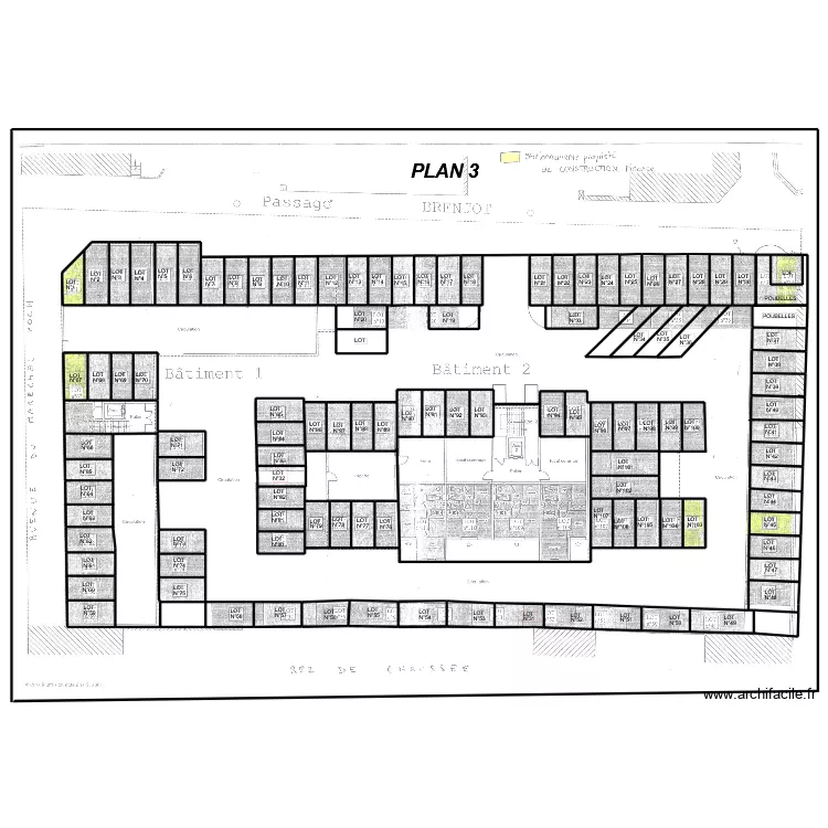 plan3. Plan de 91 et 1423 m² plan3. Plan de 91 et 1423 m²