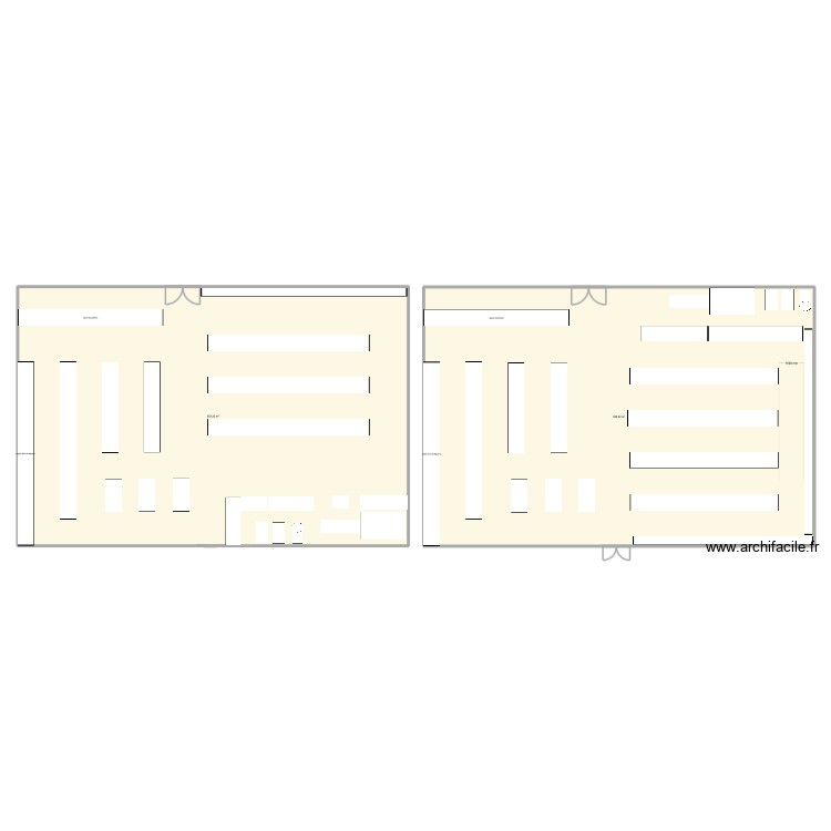 evine. Plan de 2 pièces et 707 m2