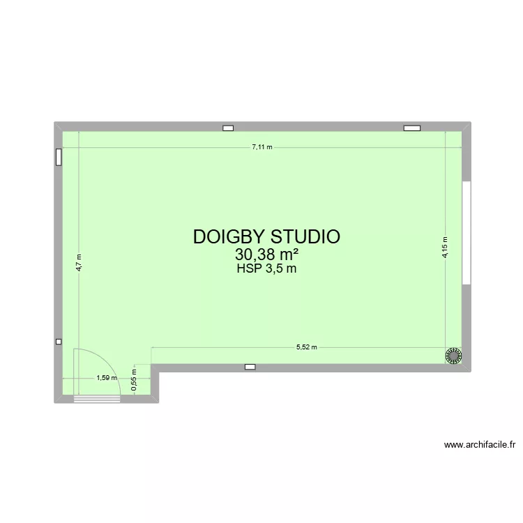 Doigby studio. Plan de 