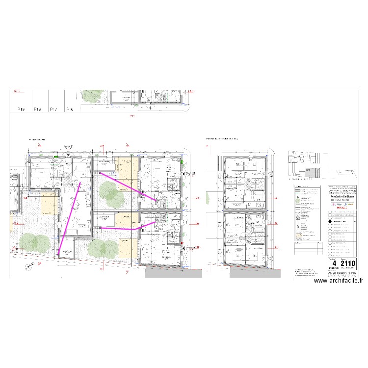 IO 15 LOGTS 3 4 5. Plan de 0 pièce et 0 m2