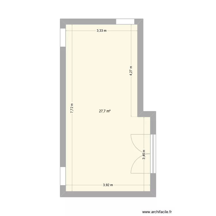 PiecePrincipale. Plan de 