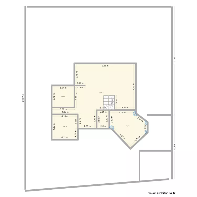 NOU CAMP. Plan de 4 Pièces et 146 m² NOU CAMP. Plan de 4 Pièces et 146 m²