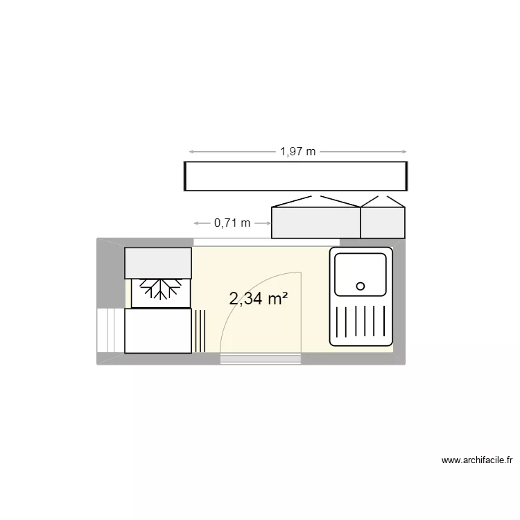 Cuisine Valberg. Plan de 