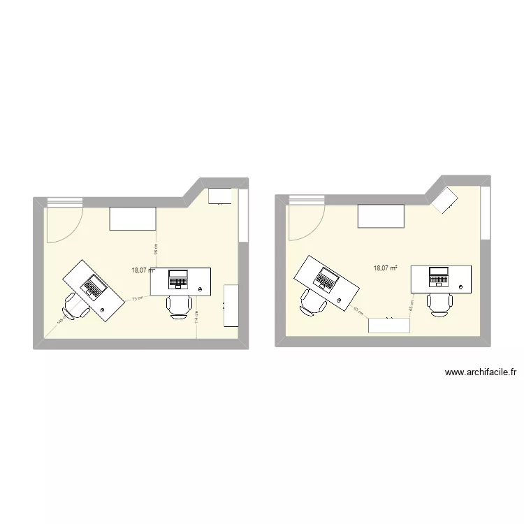 bureau cst. Plan de 
