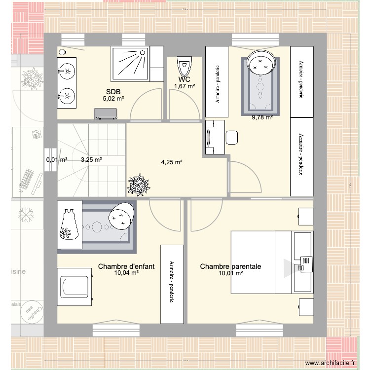 Salle de bain 3. Plan de 14 pièces et 522 m2
