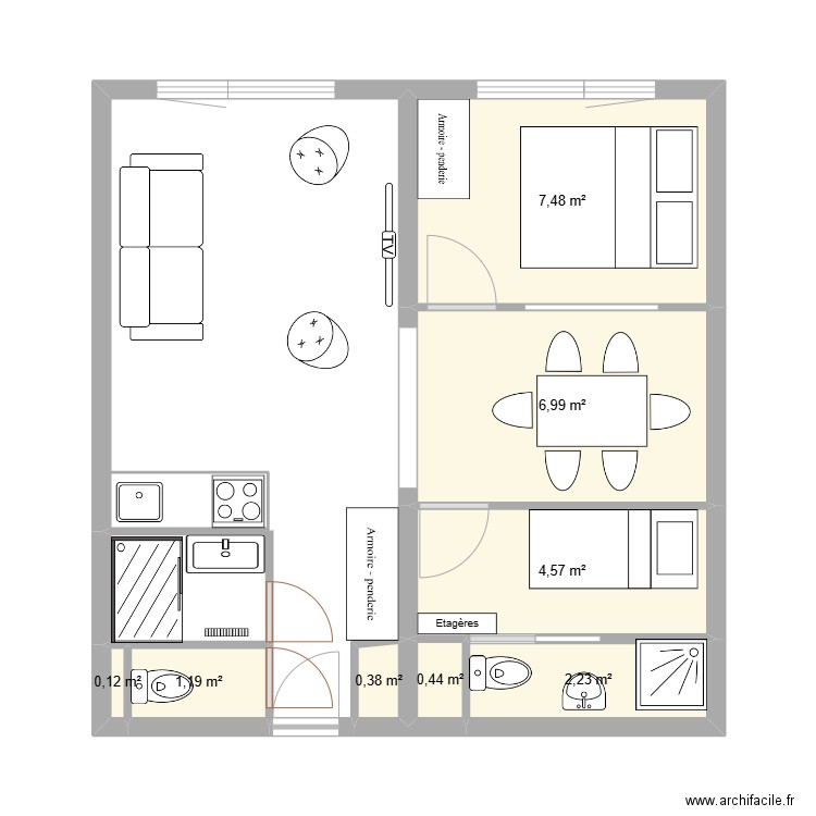 Olympiade B121. Plan de 0 pièce et 0 m2