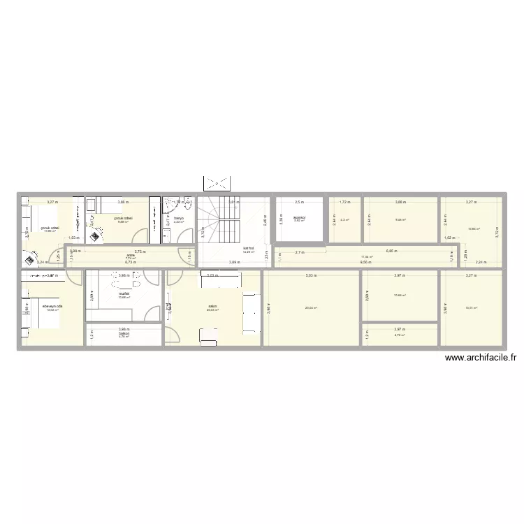 Tayfun abi Giris katlar. Plan de 