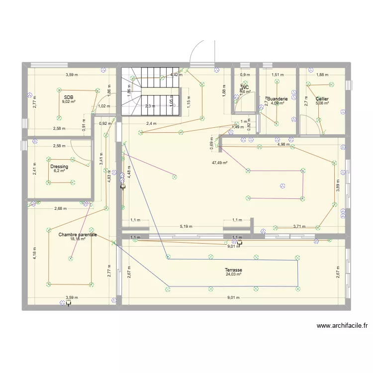 jp anga caroline. Plan de 