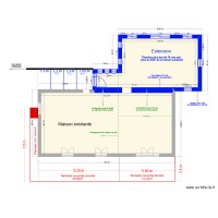 Extension + extérieur - sans escalier + Fenètres - V2