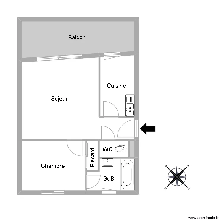 51679 LEYRAT. Plan de 8  et 50 m²