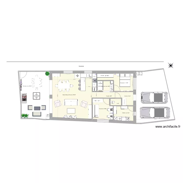 quai de bretagne. Plan de 