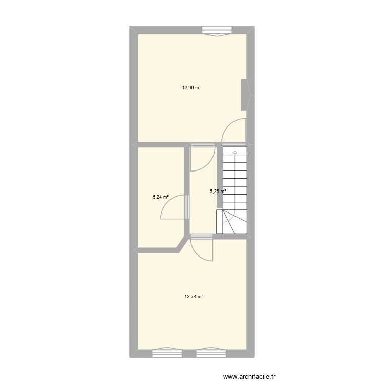 r+1. Plan de 0 pièce et 0 m2
