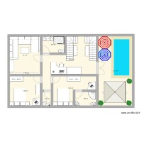 plan maison étage 1 Loris