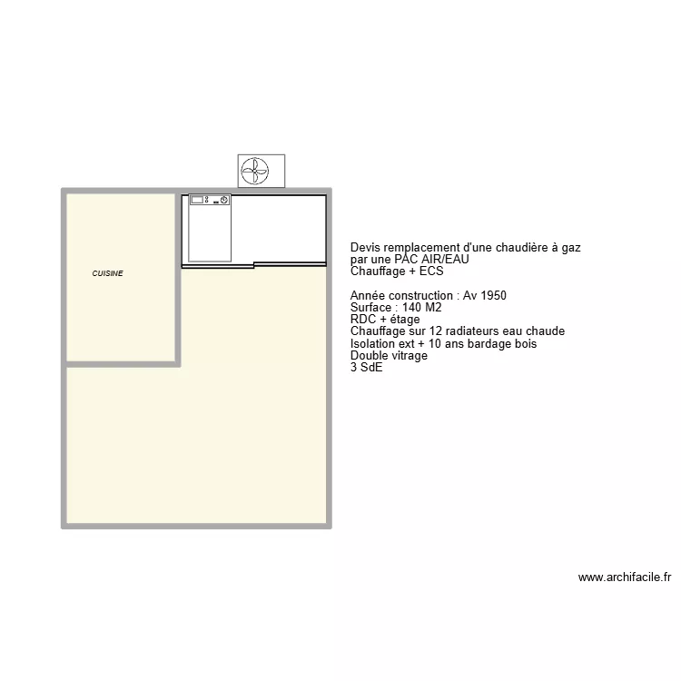 SCI LES ROCHES (ISMAEL). Plan de 2 Pièces et 21 m² SCI LES ROCHES (ISMAEL). Plan de 2 Pièces et 21 m²