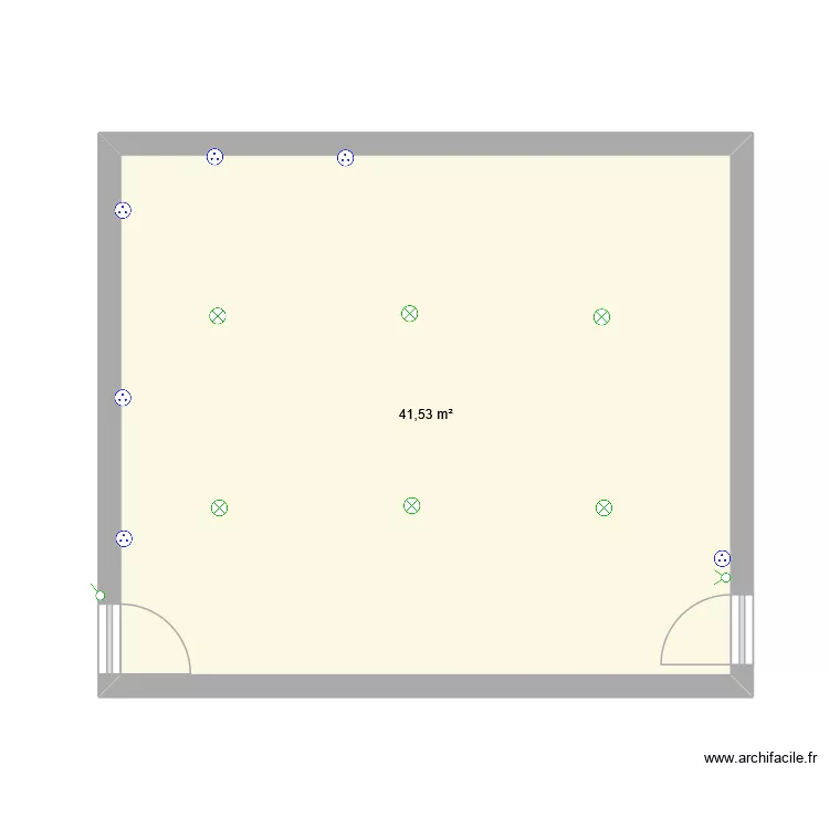 piece 1 ET 2. Plan de 1 pièce et 42 m² piece 1 ET 2. Plan de 1 pièce et 42 m²