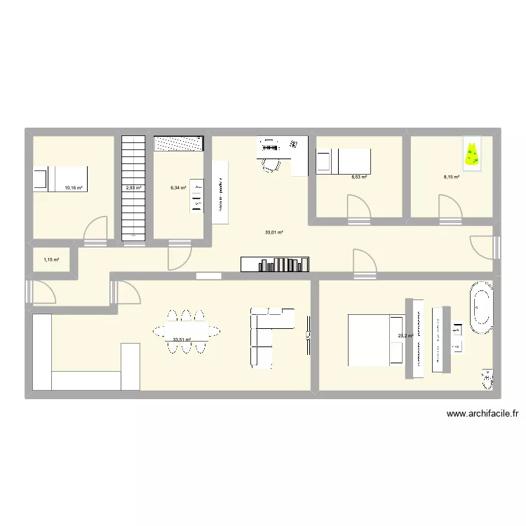 Breuil. Plan de 9 et 127 m² Breuil. Plan de 9 et 127 m²