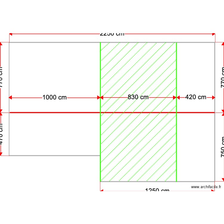 TOITURE GRAND-MERE. Plan de 1 pièce et 312 m2