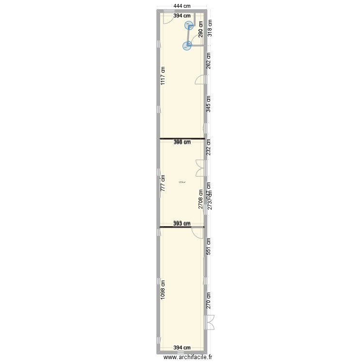 salle info MFR projet. Plan de 0 pièce et 0 m2