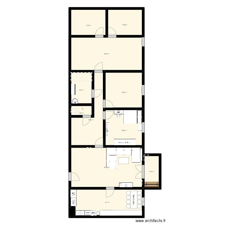 maison . Plan de 0 pièce et 0 m2