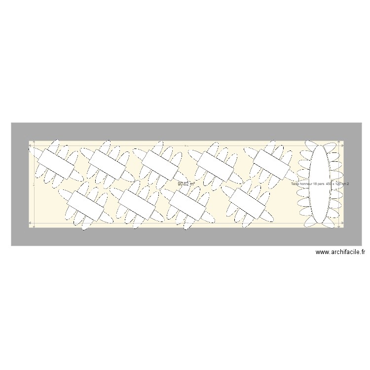 plan test 4 thais. Plan de 1 pièce et 90 m2