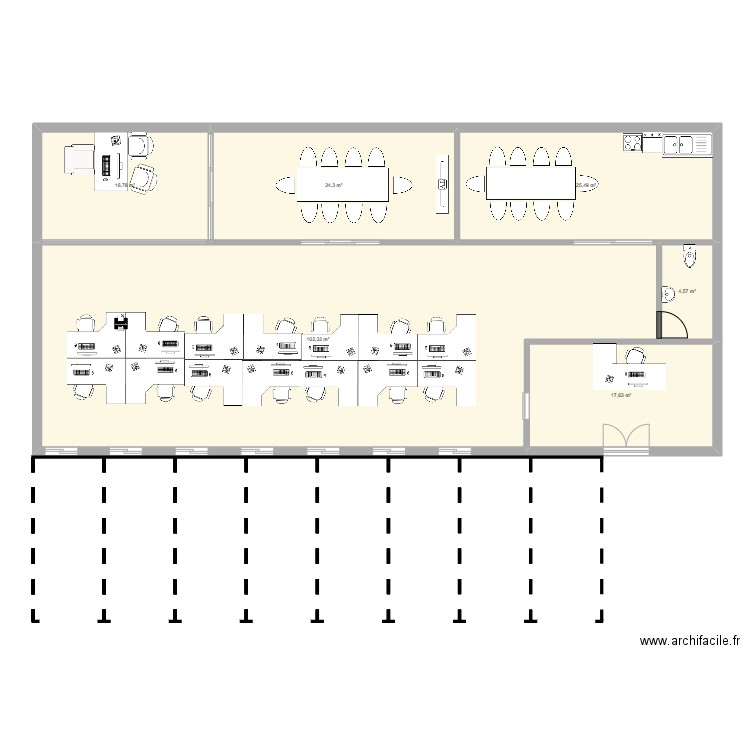 entreprise. Plan de 0 pièce et 0 m2