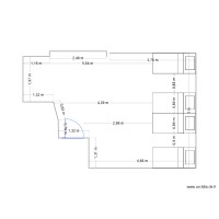 CHAMBRE GARAGE AVEC 4 LITS