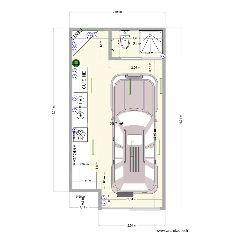 LOT 3.vide Saint Etienne de Tin&eacute;e.6. Plan de 