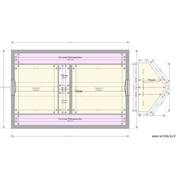 ML24008070. Plan de 17 pièces et 141 m2
