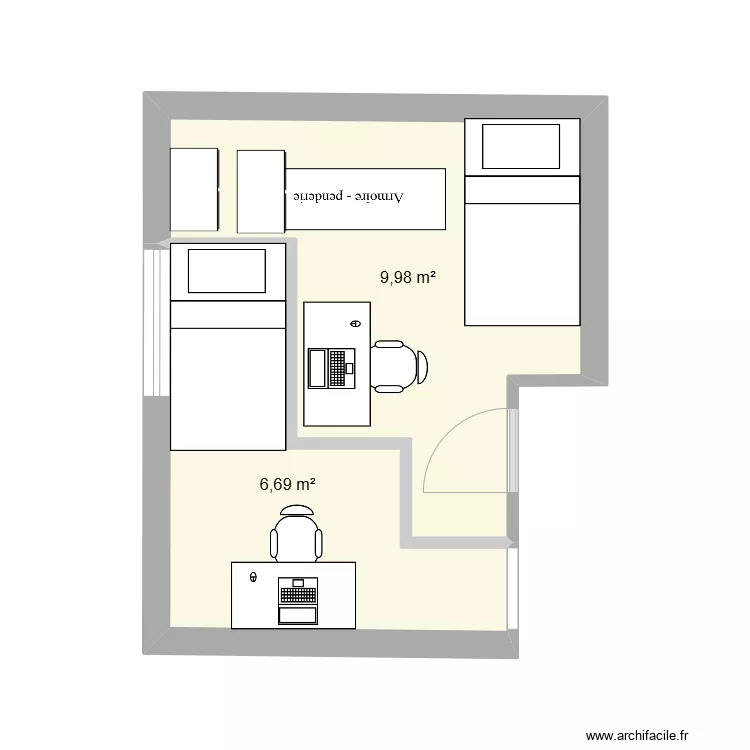 Chambre enfants 2. Plan de Chambre enfants 2. Plan de