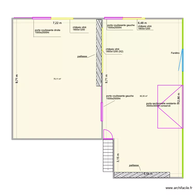 zone techno-GERMICOPA. Plan de 2 Pièces et 150 m² zone techno-GERMICOPA. Plan de 2 Pièces et 150 m²