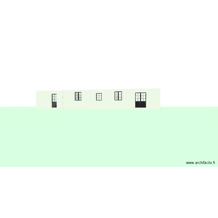 PLAN. Plan de 2 pièces et 135 m2