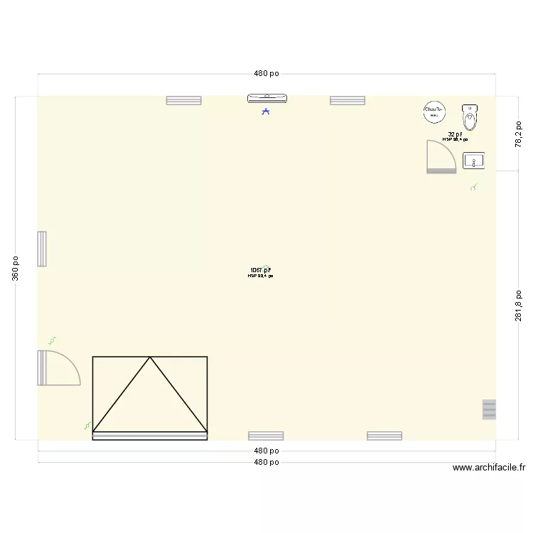 garage. Plan de 2 et 102 m² garage. Plan de 2 et 102 m²