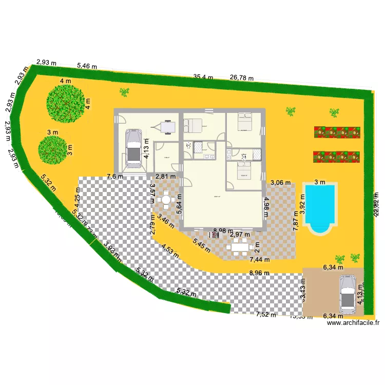 Cassagnes_3_1. Plan de 8 Pièces et 132 m² Cassagnes_3_1. Plan de 8 Pièces et 132 m²