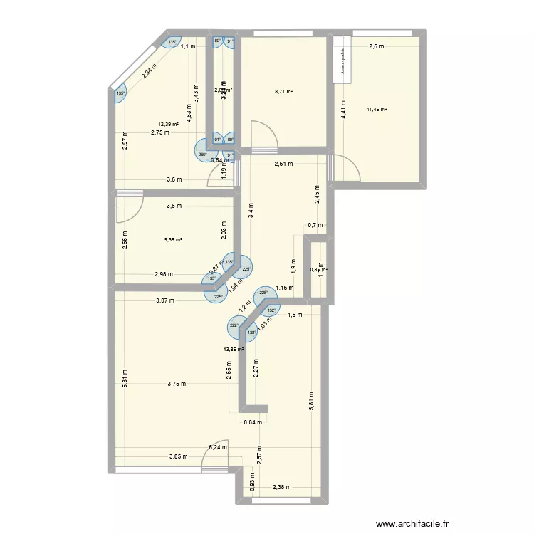 Aigle. Plan de 7 Pièces et 89 m² Aigle. Plan de 7 Pièces et 89 m²
