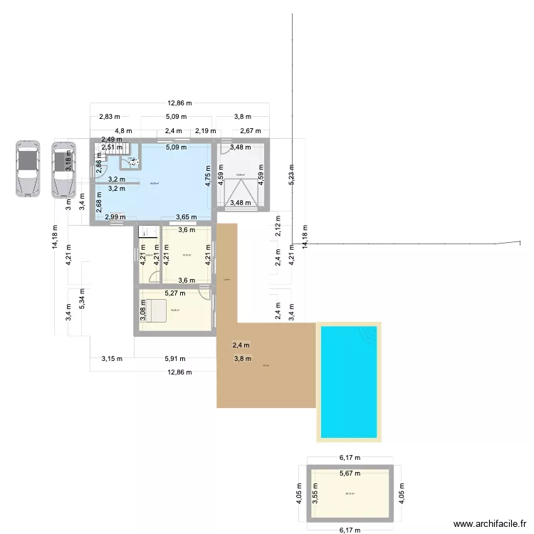 Maison Le Tignet. Plan de 7 Pièces et 120 m² Maison Le Tignet. Plan de 7 Pièces et 120 m²